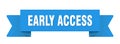 early access ribbon isolated on transparent background. early access ribbon Royalty Free Stock Photo