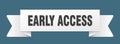 early access ribbon isolated on transparent background. early access ribbon Royalty Free Stock Photo