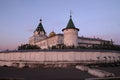 August morning at the Ipatiev Holy Trinity Monastery. Kostroma Royalty Free Stock Photo