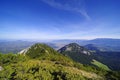 Early autumn alpine landscape in Piatra Craiului Mountains, Romania Royalty Free Stock Photo