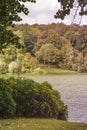 Early autumn in the most popular park in the UK - Stourhead Royalty Free Stock Photo