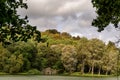 Early autumn in the most popular park in the UK - Stourhead Royalty Free Stock Photo