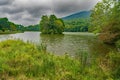 Early Autumn View of Abbott Lake Royalty Free Stock Photo