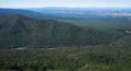 Early Autumn View of the Blue Ridge Mountains and the Shenandoah Valley Royalty Free Stock Photo