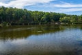 Early Autumn View Pandapas Pond Royalty Free Stock Photo