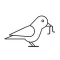 Early bird icon Royalty Free Stock Photo