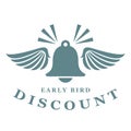 Early bird offer announce icon