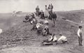 Photo postcard of Bank Holiday, Uffington Castle, Oxfordshire, 1899.