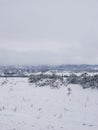 Early Colorado snow storm snow covered