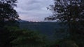 Early Darkness Falls on Bukidnon Province in Mindanao Island, Philippines