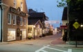 Early dawn at Bowen`s Wharf, Newport, RI