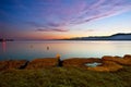 Early Dawn At Lake Geneva Royalty Free Stock Photo