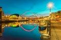 Early evening on Newcastle Quayside Royalty Free Stock Photo