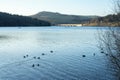 Ladybower Reservoir, Derwent Valley, Derbyshire, England Royalty Free Stock Photo