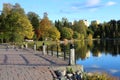 Early Fall Season Landscape from Lake Valkeinen, Kuopio, Finland