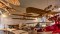Early flying machines and gliders in exhibition in the Deutsches Museum, Munich, Germany