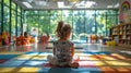 Early Learning Activities in a Kindergarten Classroom Royalty Free Stock Photo