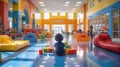 Early Learning Activities in a Kindergarten Classroom Royalty Free Stock Photo