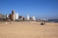 Early Morning Addington Beach in Durban South Africa Royalty Free Stock Photo