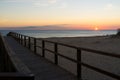 Early morning on Arenales beach Royalty Free Stock Photo