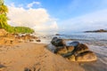 Early morning, Bang Tao beach Royalty Free Stock Photo