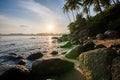 Early morning, Bang Tao beach Royalty Free Stock Photo