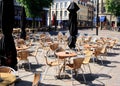 Early Morning Bar Terrasse Royalty Free Stock Photo