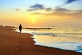 Early morning beach Royalty Free Stock Photo