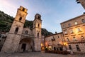 Tryphon Cathedral in Kotor, Montenegro Royalty Free Stock Photo