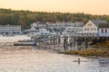 Early Morning in Boothbay Harbor Royalty Free Stock Photo