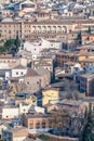 Early morning Cityscape. Aerial view of the ol city of Toledo, Spain