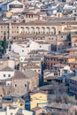 Early morning Cityscape. Aerial view of the ol city of Toledo, Spain Royalty Free Stock Photo
