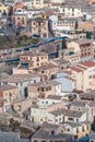 Early morning Cityscape. Aerial view of the ol city of Toledo. Royalty Free Stock Photo