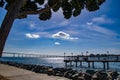 Early Morning Clouds over the Bay Bridge Royalty Free Stock Photo