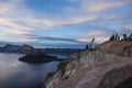 Early Morning at Crater Lake Royalty Free Stock Photo