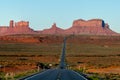 Early Morning Drive to Monument Valley Royalty Free Stock Photo