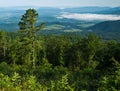 Early Morning Fog on the James River Royalty Free Stock Photo