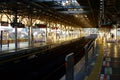 Early morning platform Royalty Free Stock Photo
