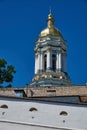 Early morning. The Great Bell Tower of Lavra