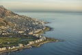 Early morning Harbour sunrise in Capetown South Africa