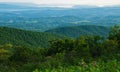 Early Morning Hazy View of Shenandoah Valley Royalty Free Stock Photo