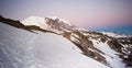 Early Morning Hike Burroughs Mountain Mt Rainier National Park