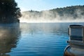 Early Morning Lake Fog Royalty Free Stock Photo