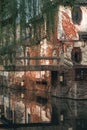 Early morning landscape of Zhouzhuang, an ancient water town in the south of China Royalty Free Stock Photo