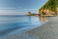 Early Morning Light, Charlestown Beach, Cornwall Royalty Free Stock Photo