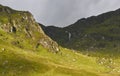 Early morning light on the Cliffs surrounding Corrie Fee, a Glacial Corrie in the Cairngorm National park.