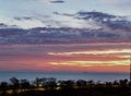 Early Morning Light & Clouds Over Lake Michigan #1 Royalty Free Stock Photo