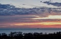 Early Morning Light & Clouds Over Lake Michigan #3 Royalty Free Stock Photo