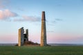 Early Morning Light, Cornish Engine House, St Austell Royalty Free Stock Photo