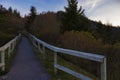 Views along the Blue Ridge Parkway in North Carolina, USA. Royalty Free Stock Photo